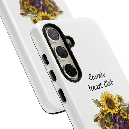 Tough Cases - 'Cosmic Heart Club' Floral Ribcage Phone Case