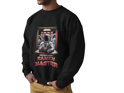 Ramen Master Astronaut Long Sleeve Tee — 'Ascension level, Ramen Master'