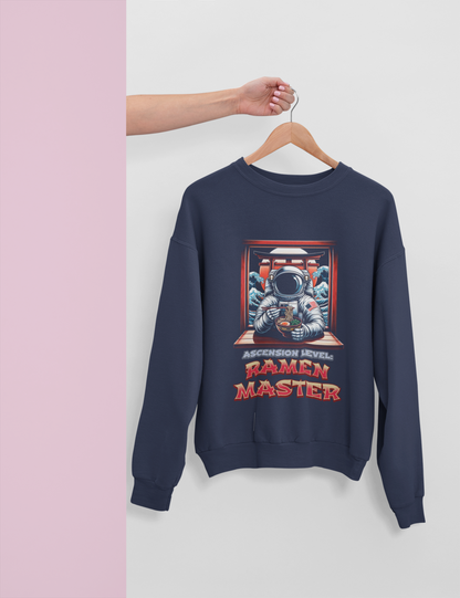 Ramen Master Astronaut Long Sleeve Tee — 'Ascension level, Ramen Master'