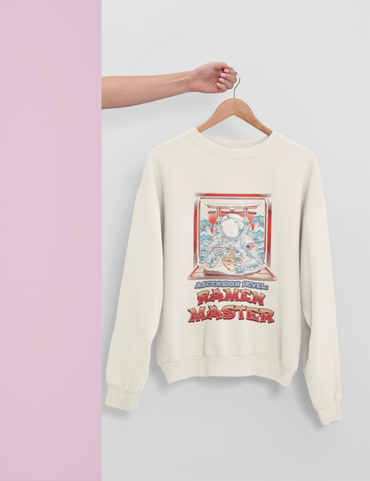 Ramen Master Astronaut Long Sleeve Tee — 'Ascension level, Ramen Master'