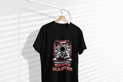 Ramen Master — Astronaut Slurping Ramen Tee ("Ascension level: Ramen Master")