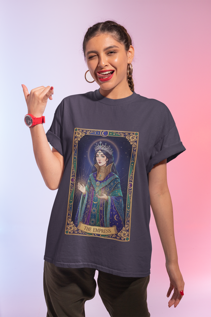 Empress Tarot Card Tee | modern tarot apparel, classic tarot style