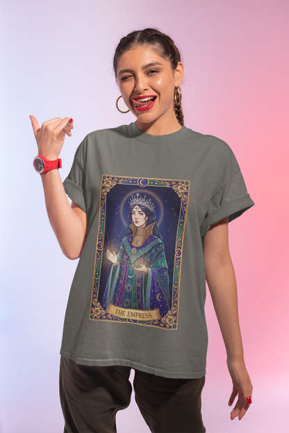 Empress Tarot Card Tee | modern tarot apparel, classic tarot style