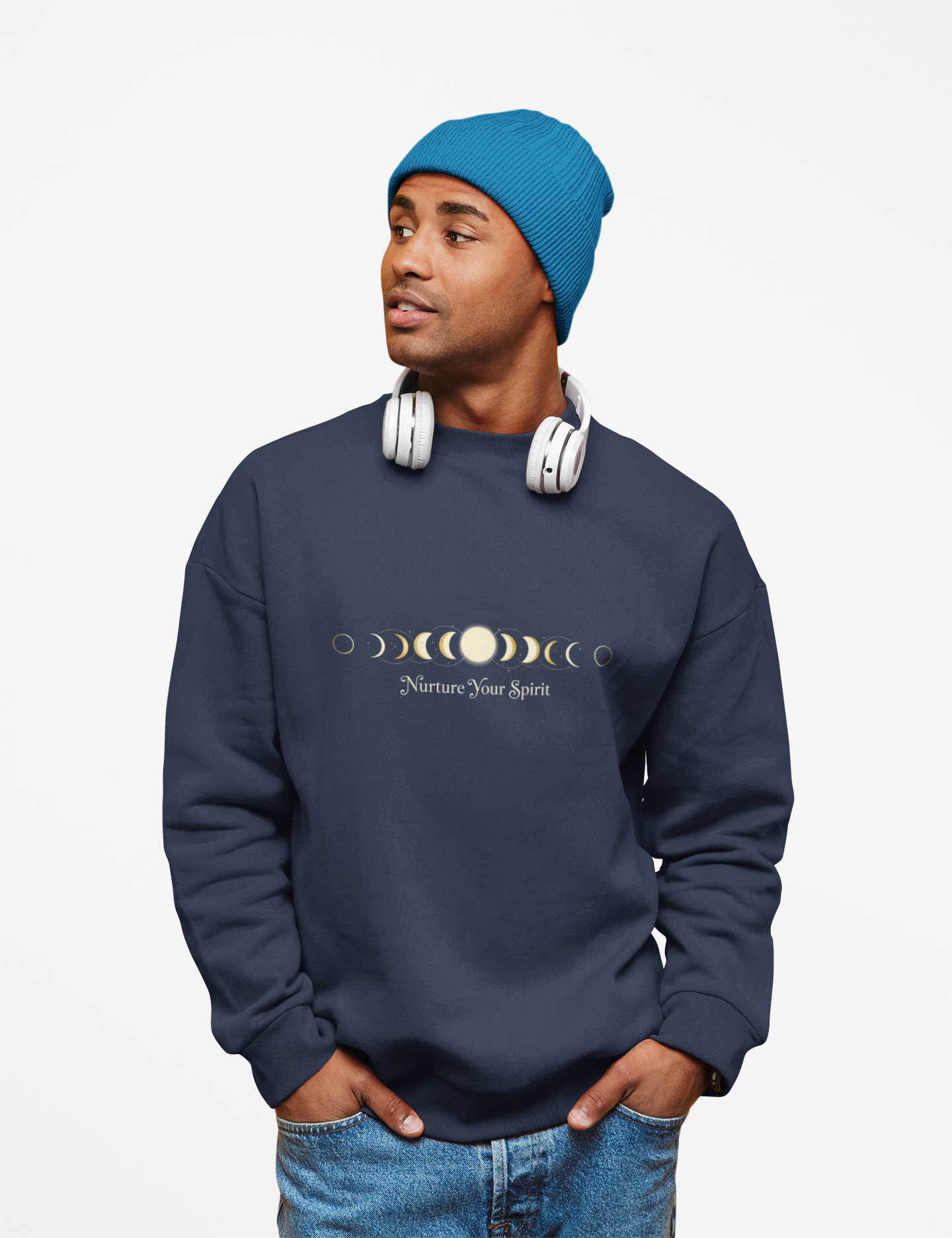Moon Phase Ritual Sweatshirt — Nurture Your Spirit Lunar-Cycle