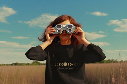 Moon Phase Ritual Sweatshirt — Nurture Your Spirit Lunar-Cycle