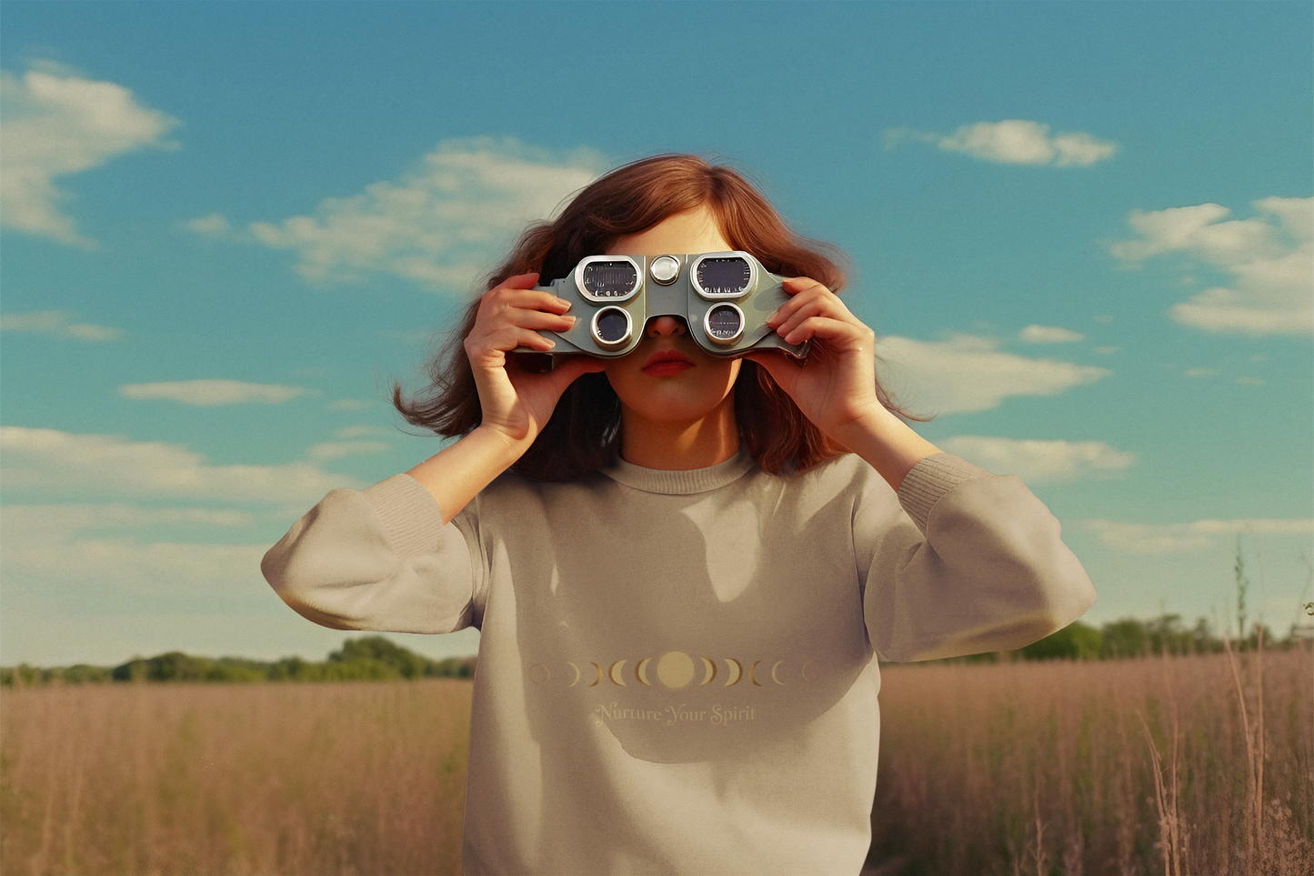 Moon Phase Ritual Sweatshirt — Nurture Your Spirit Lunar-Cycle