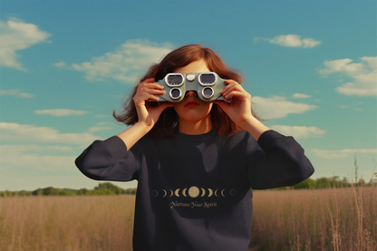 Moon Phase Ritual Sweatshirt — Nurture Your Spirit Lunar-Cycle