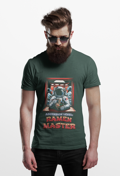 Astronaut Ramen Graphic Tee - "Ascension level: Ramen Master" T‑Shirt