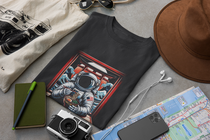 Astronaut Ramen Graphic Tee - "Ascension level: Ramen Master" T‑Shirt