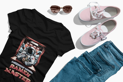 Astronaut Ramen Graphic Tee - "Ascension level: Ramen Master" T‑Shirt