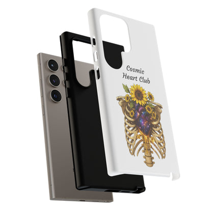 Tough Cases - 'Cosmic Heart Club' Floral Ribcage Phone Case