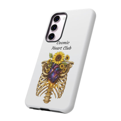 Tough Cases - 'Cosmic Heart Club' Floral Ribcage Phone Case