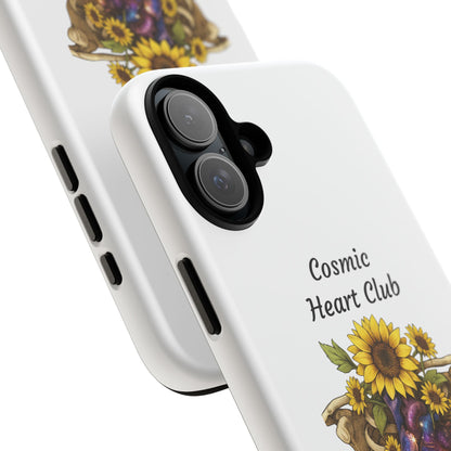 Tough Cases - 'Cosmic Heart Club' Floral Ribcage Phone Case