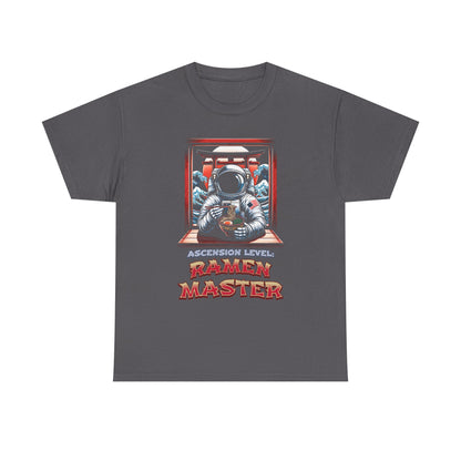 Ramen Master — Astronaut Slurping Ramen Tee ("Ascension level: Ramen Master")