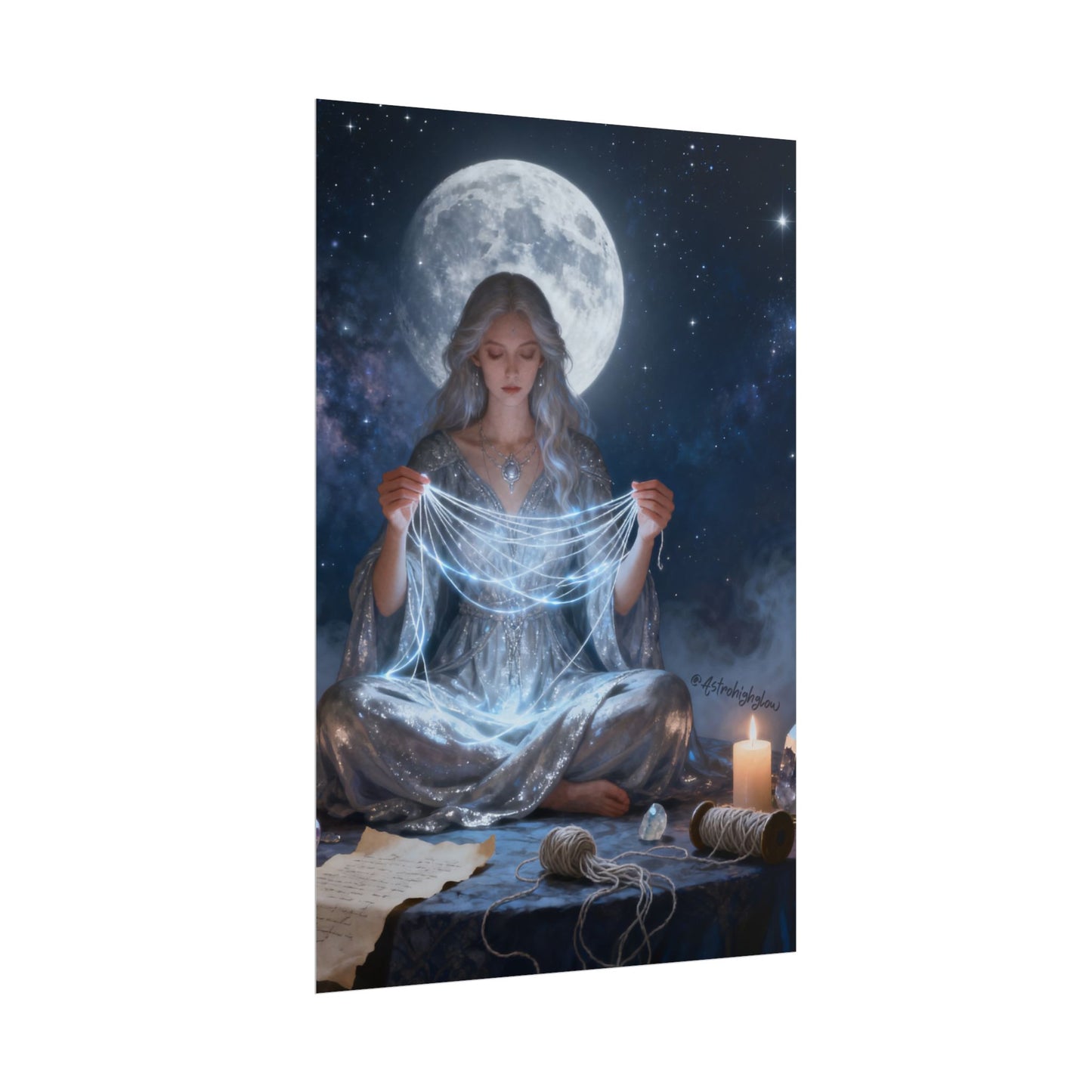 Mystic Moon Weaver Poster