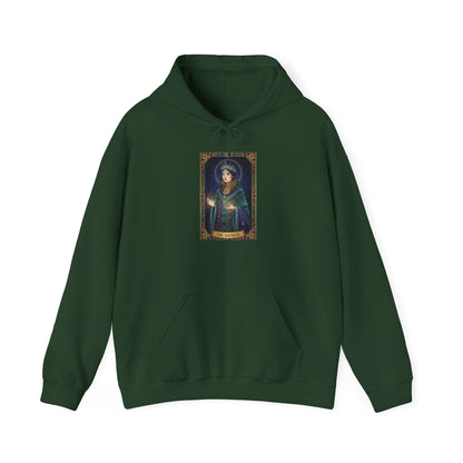 Empress Arcana Portrait Tarot Hoodie | classic tarot style, modern tarot apparel