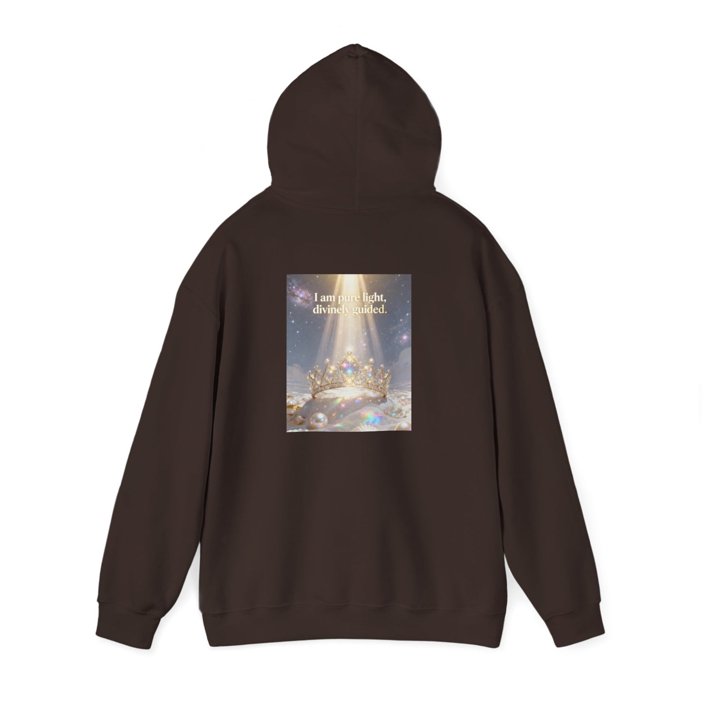 I Am Pure Light Divine Guided | Spiritual Inspirational Graphic Hoodie