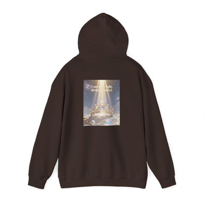 I Am Pure Light Divine Guided | Spiritual Inspirational Graphic Hoodie