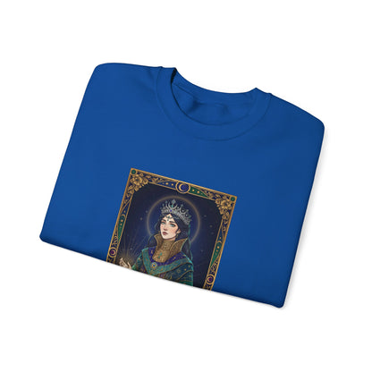 Mystic Empress Tarot Crewneck Sweatshirt | classic tarot style, modern tarot apparel