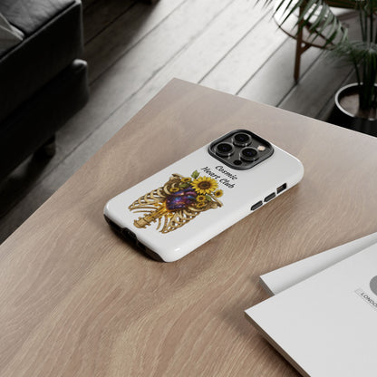 Tough Cases - 'Cosmic Heart Club' Floral Ribcage Phone Case