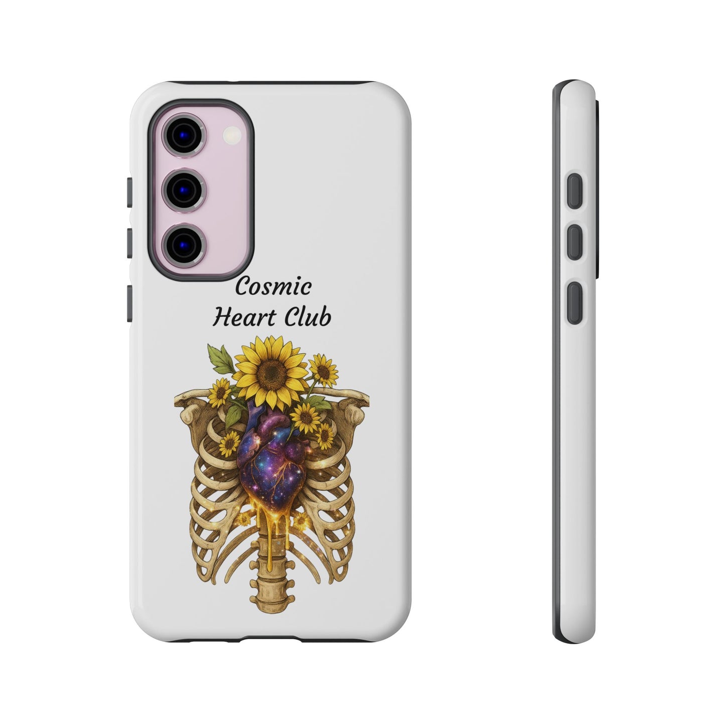 Tough Cases - 'Cosmic Heart Club' Floral Ribcage Phone Case