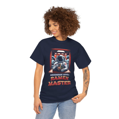 Ramen Master — Astronaut Slurping Ramen Tee ("Ascension level: Ramen Master")
