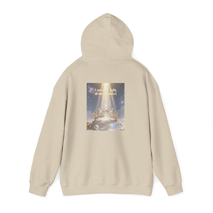 I Am Pure Light Divine Guided | Spiritual Inspirational Graphic Hoodie