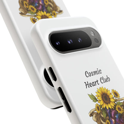 Tough Cases - 'Cosmic Heart Club' Floral Ribcage Phone Case