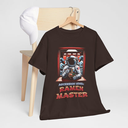 Ramen Master — Astronaut Slurping Ramen Tee ("Ascension level: Ramen Master")