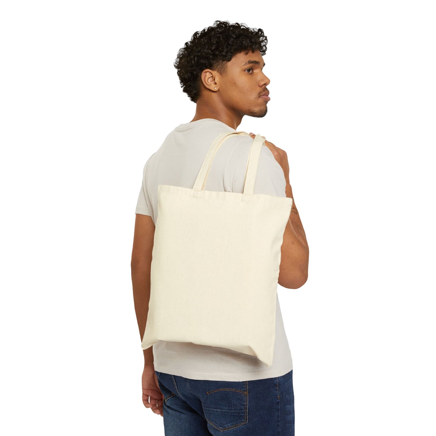 "Abundance Is My Birthright" —Crown Spiritual Affirmation Canvas Tote Bag