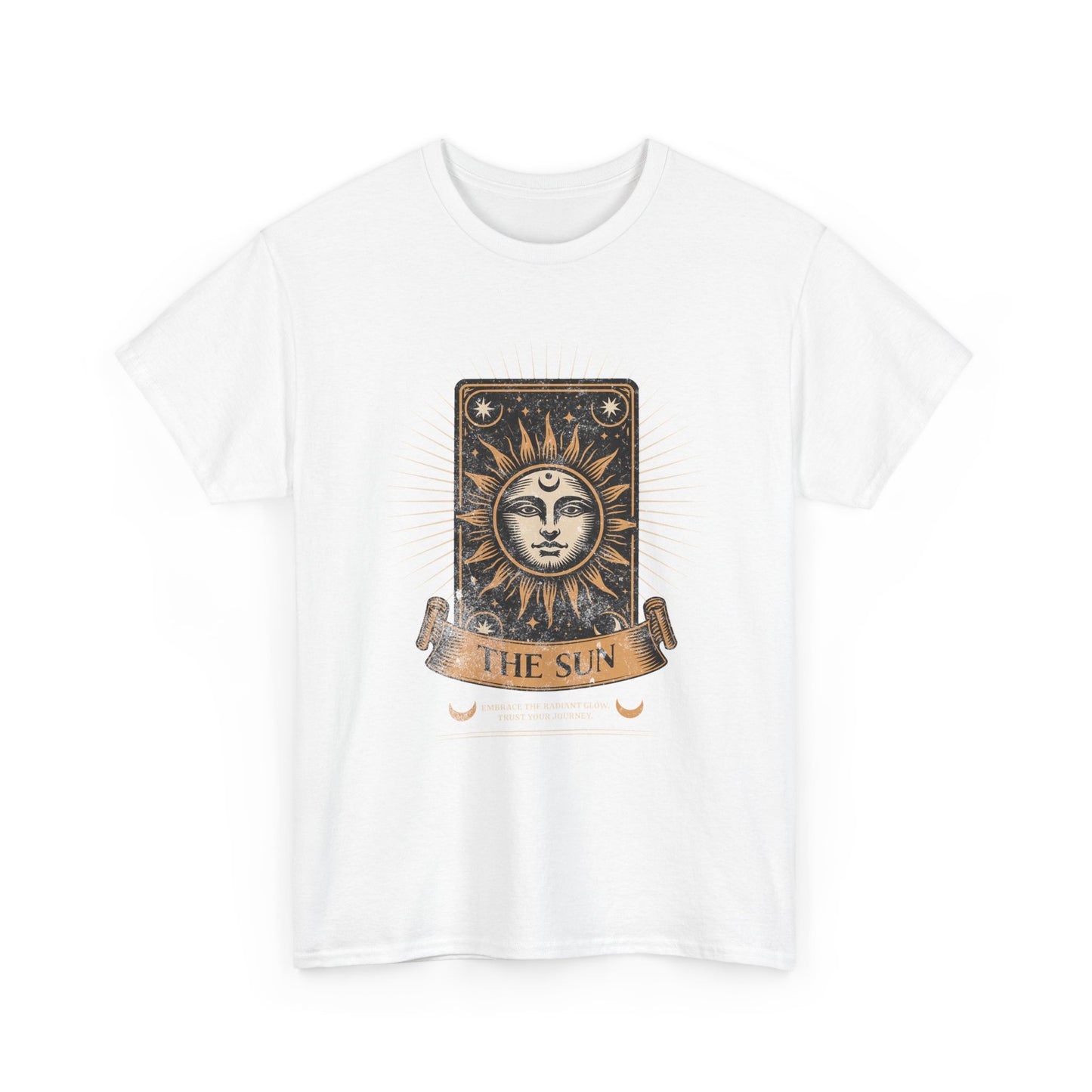 "The Sun" Tarot Tee — Vintage Celestial Sun Card Graphic T-Shirt