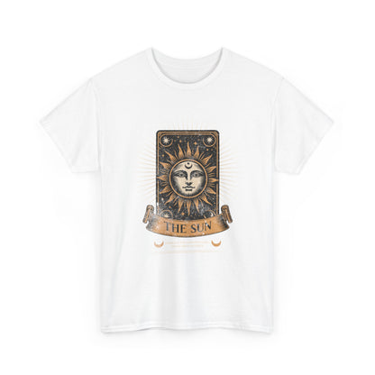 "The Sun" Tarot Tee — Vintage Celestial Sun Card Graphic T-Shirt