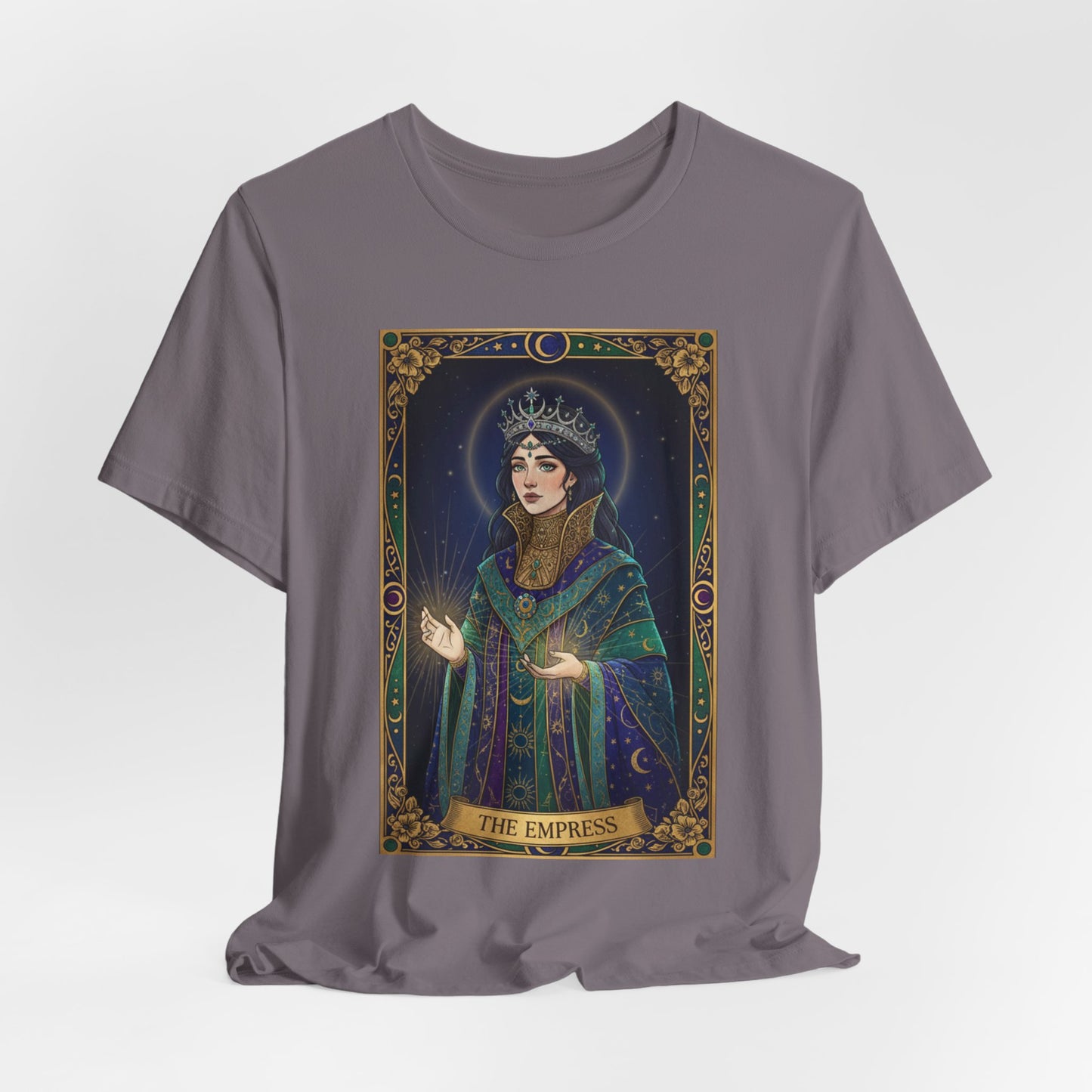 Empress Tarot Card Tee | modern tarot apparel, classic tarot style