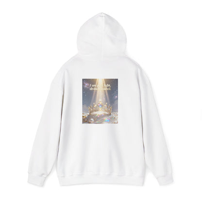 I Am Pure Light Divine Guided | Spiritual Inspirational Graphic Hoodie