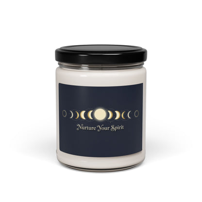 Moon Phase Ritual Soy Candle — "Nurture Your Spirit" (9oz)