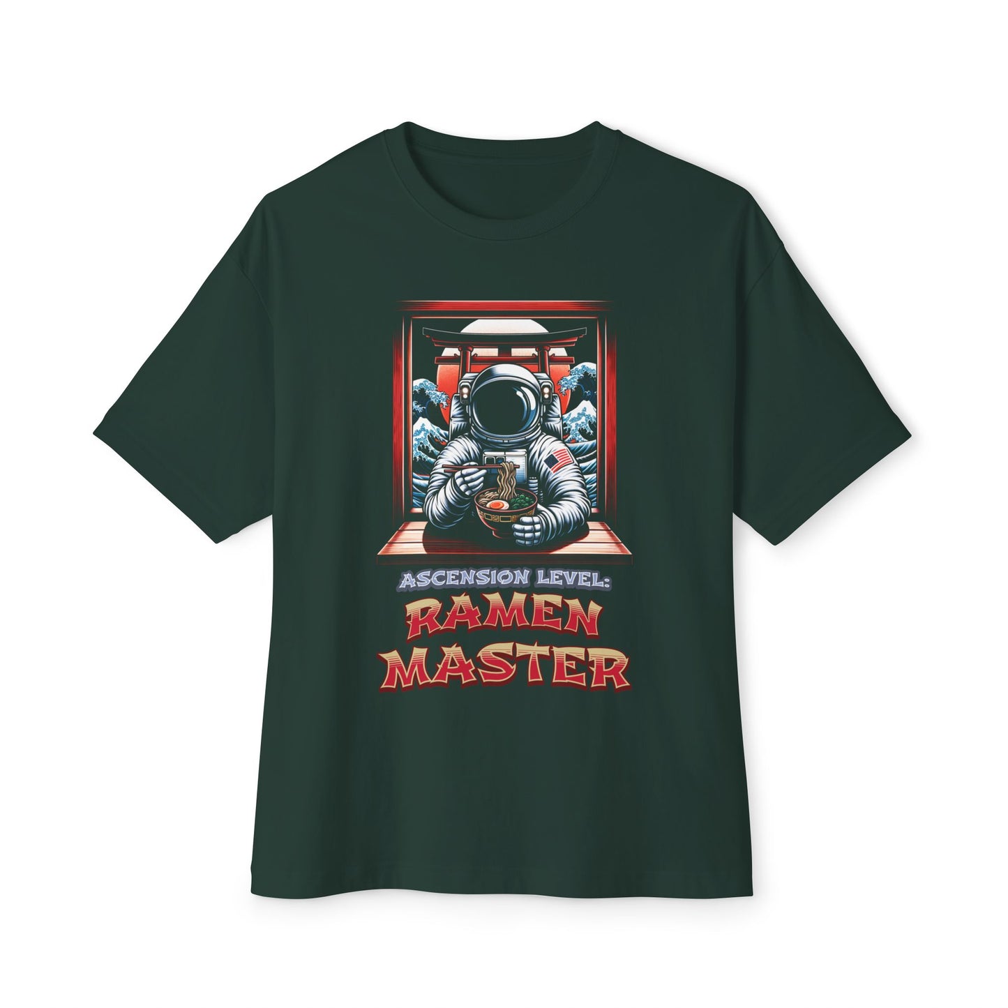 Astronaut Ramen Graphic Tee - "Ascension level: Ramen Master" T‑Shirt
