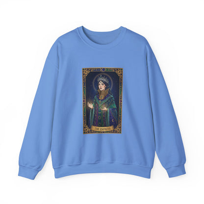 Mystic Empress Tarot Crewneck Sweatshirt | classic tarot style, modern tarot apparel