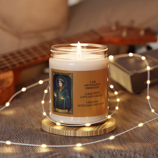 Tarot Empress Candle | Tarot Card Aesthetics, Classic tarot style soy candle