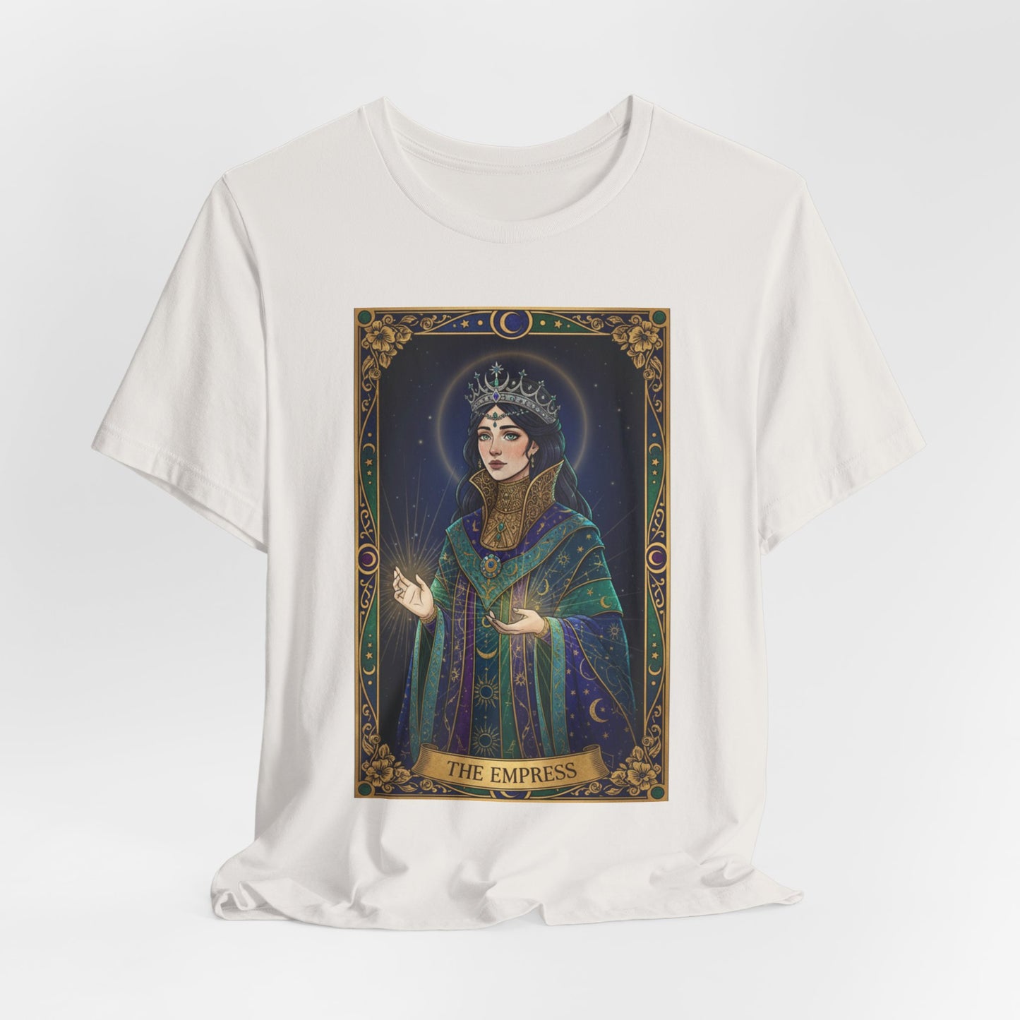 Empress Tarot Card Tee | modern tarot apparel, classic tarot style
