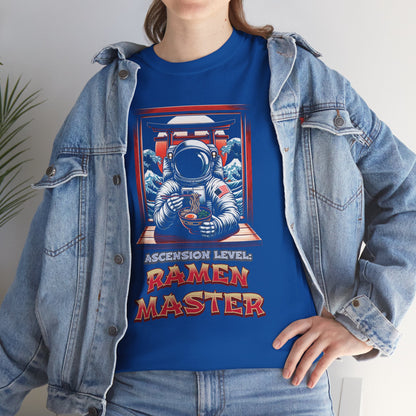 Ramen Master — Astronaut Slurping Ramen Tee ("Ascension level: Ramen Master")