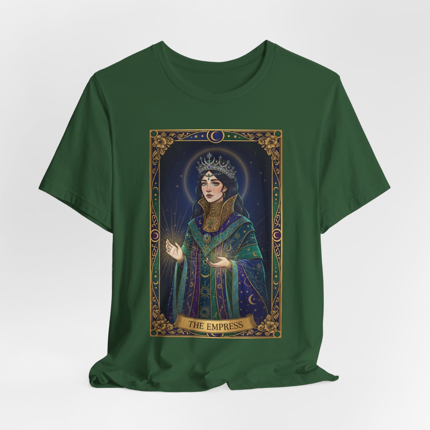 Empress Tarot Card Tee | modern tarot apparel, classic tarot style