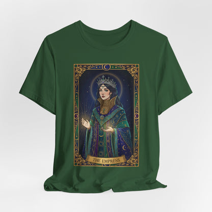 Empress Tarot Card Tee | modern tarot apparel, classic tarot style