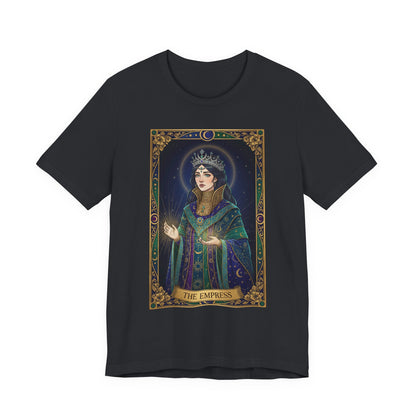Empress Tarot Card Tee | modern tarot apparel, classic tarot style