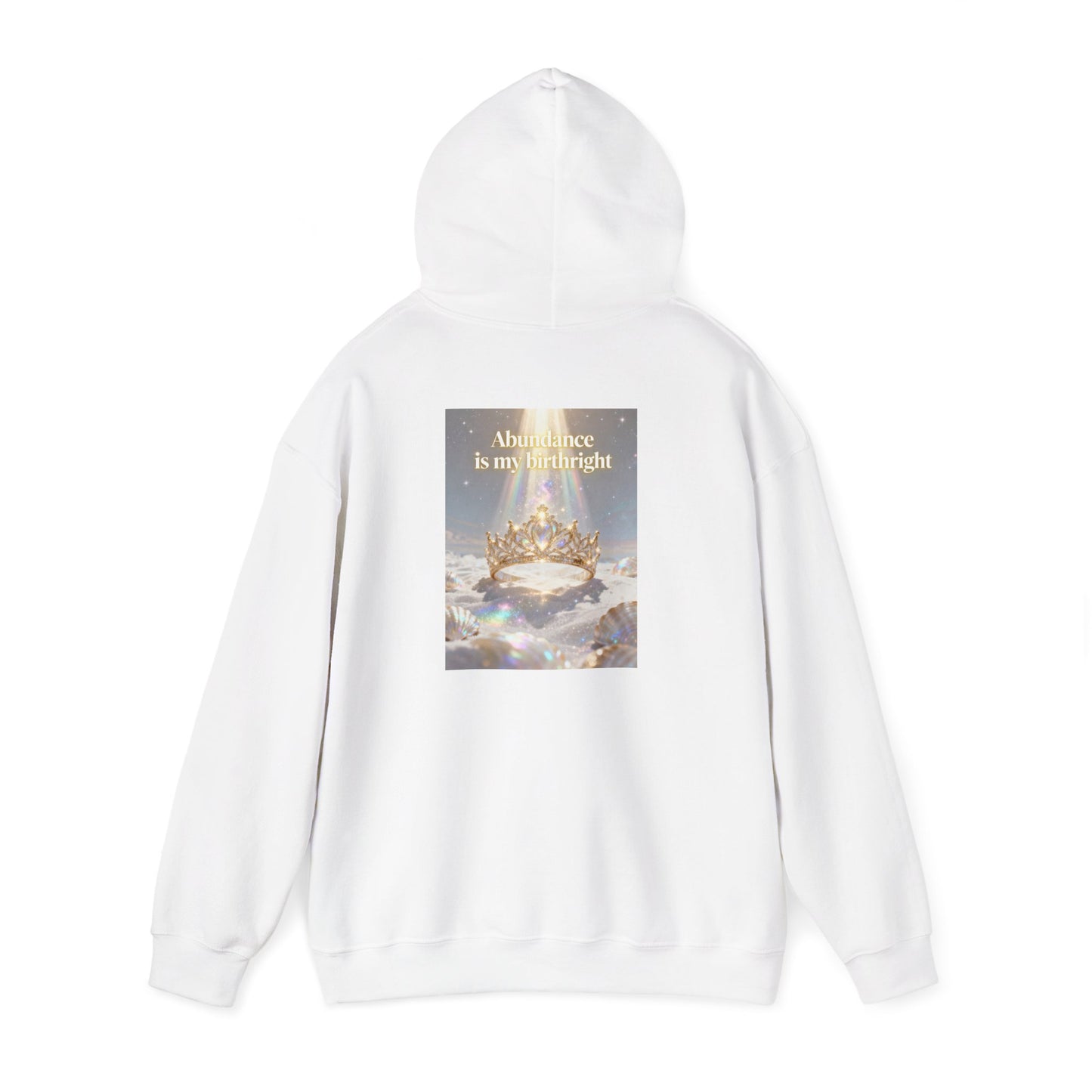 Abundance Is My Birthright Hoodie — Spiritual Affirmation Graphic Hoodie