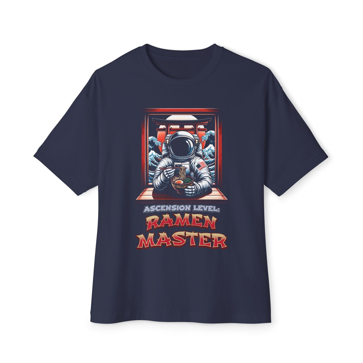 Astronaut Ramen Graphic Tee - "Ascension level: Ramen Master" T‑Shirt