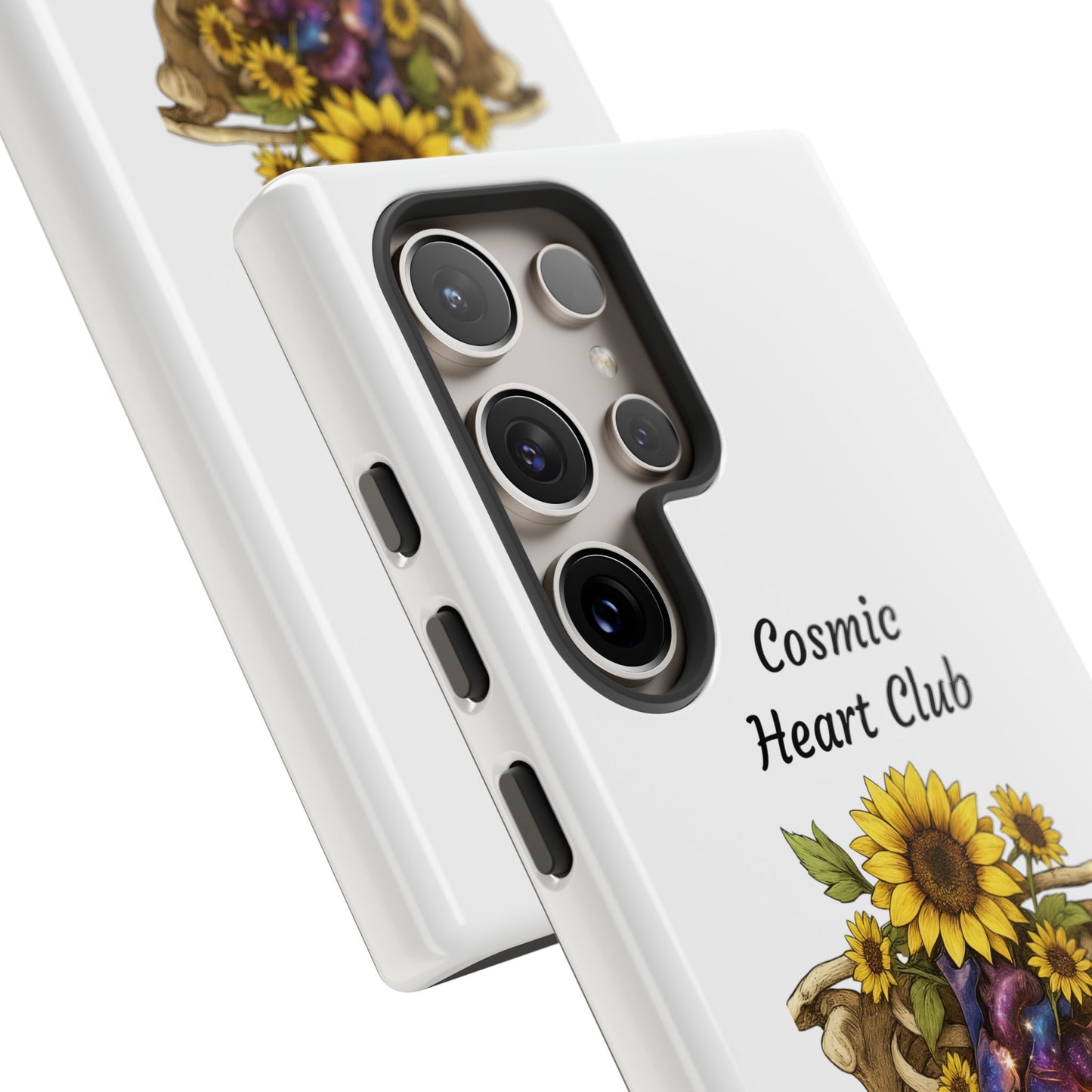 Tough Cases - 'Cosmic Heart Club' Floral Ribcage Phone Case