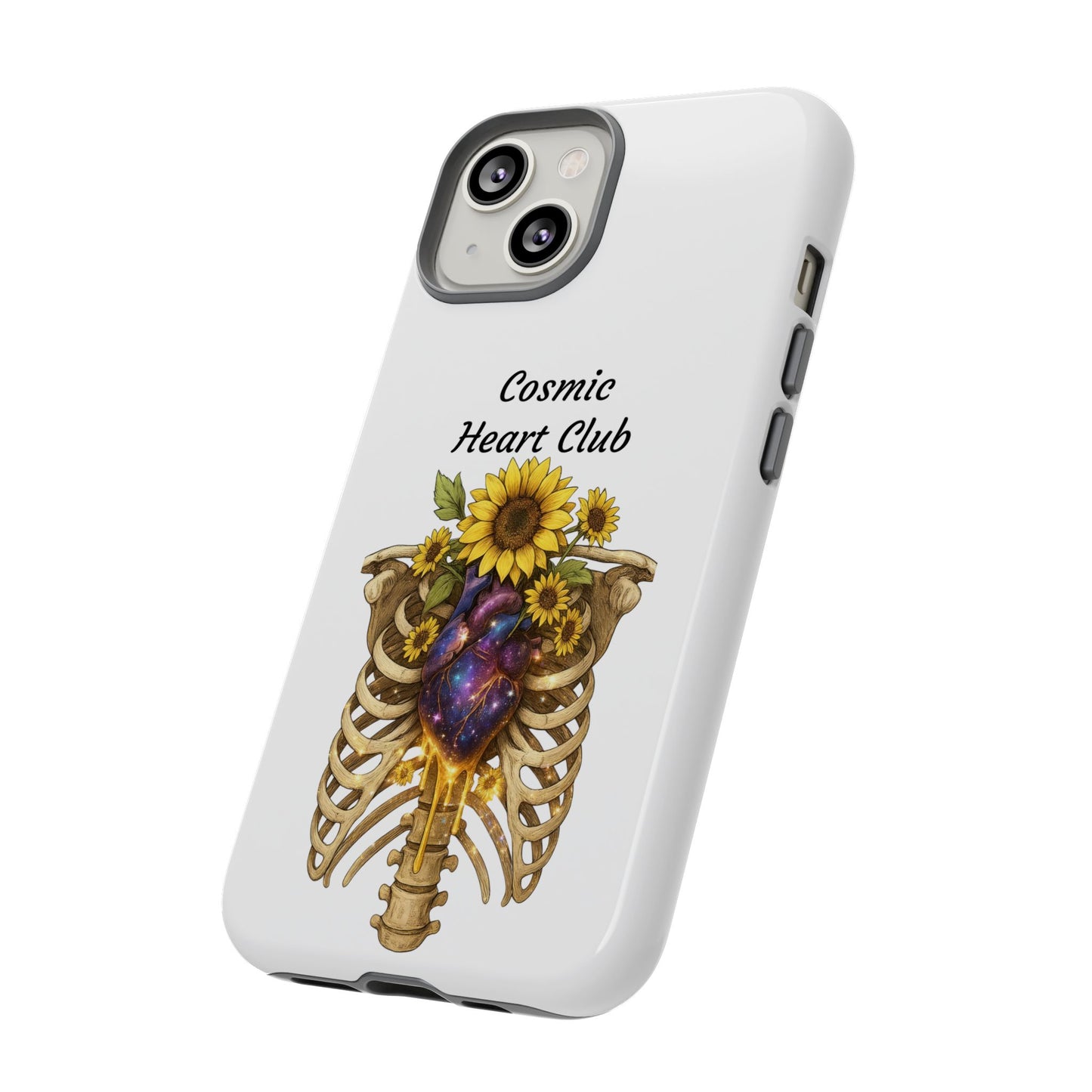 Tough Cases - 'Cosmic Heart Club' Floral Ribcage Phone Case