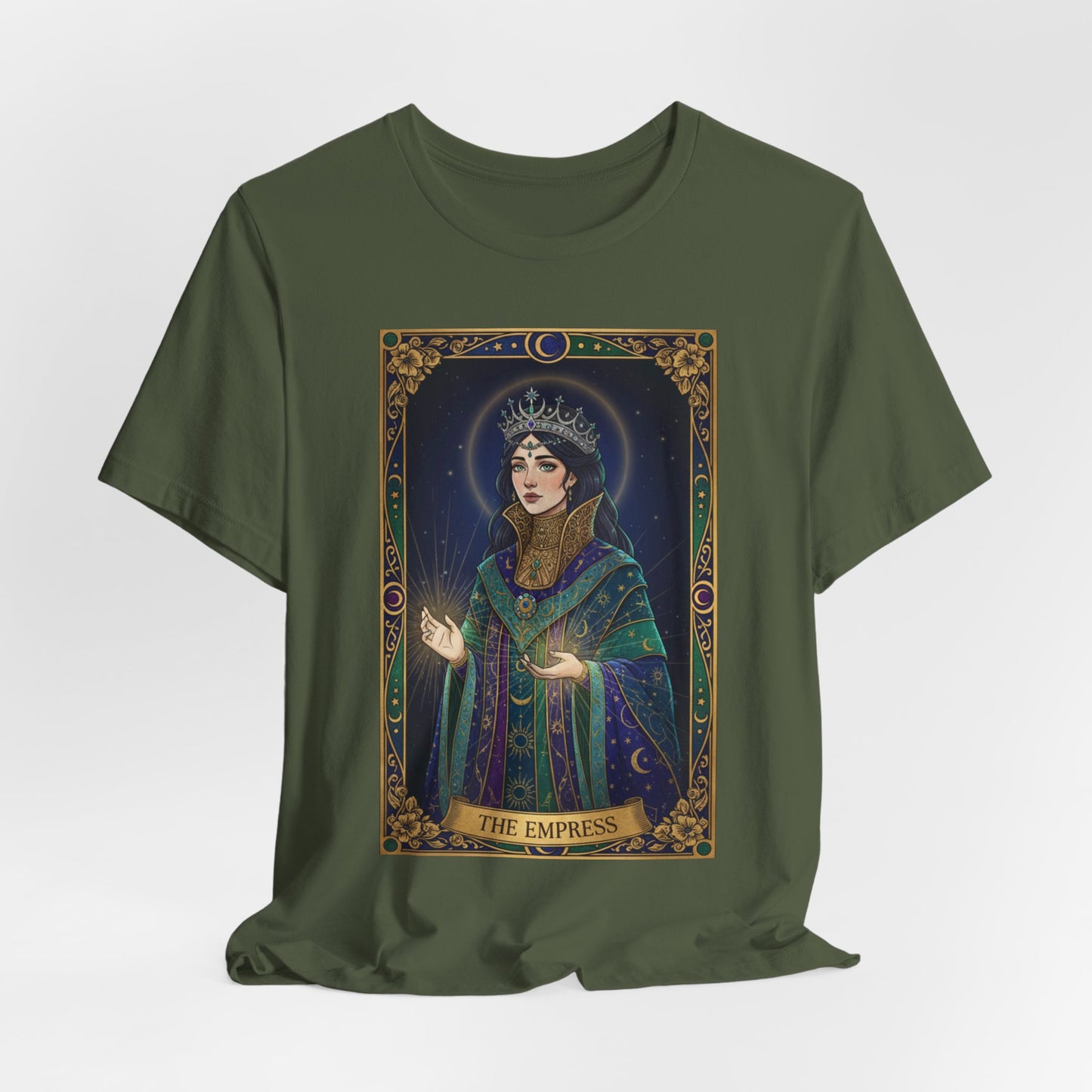 Empress Tarot Card Tee | modern tarot apparel, classic tarot style