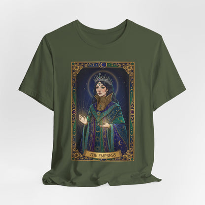 Empress Tarot Card Tee | modern tarot apparel, classic tarot style