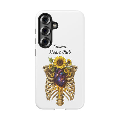 Tough Cases - 'Cosmic Heart Club' Floral Ribcage Phone Case
